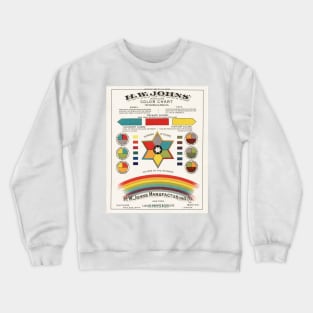 H.W.Johns Vintage Color Chart Crewneck Sweatshirt